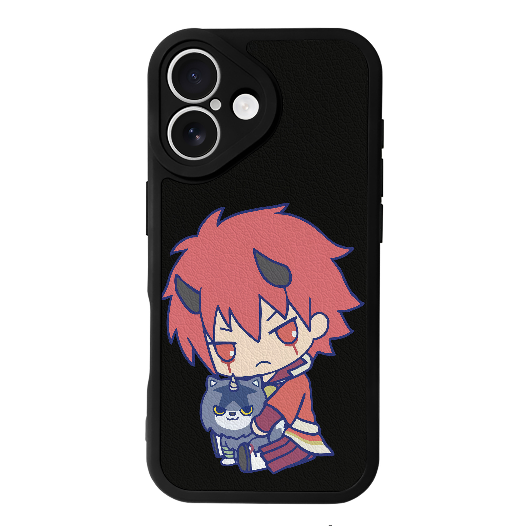 （画像用） 転スラ Regarding Reincarnated to Slime 【iPhone 16シリーズ対応】シリコンスマホケース（レザー調） 材質：シリコン